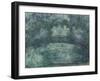 The Japanese Bridge, 1919-24 (oil on canvas)-Claude Monet-Framed Giclee Print