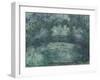 The Japanese Bridge, 1919-24 (oil on canvas)-Claude Monet-Framed Giclee Print