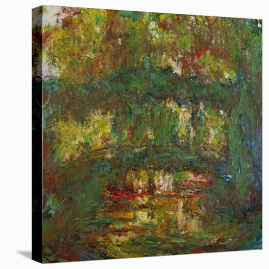 The Japanese Bridge at Giverny, 1918-1924-Claude Monet-Stretched Canvas