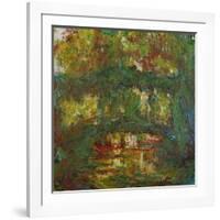 The Japanese Bridge at Giverny, 1918-1924-Claude Monet-Framed Giclee Print