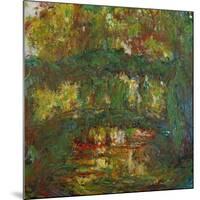 The Japanese Bridge at Giverny, 1918-1924-Claude Monet-Mounted Giclee Print