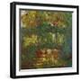 The Japanese Bridge at Giverny, 1918-1924-Claude Monet-Framed Giclee Print