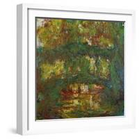 The Japanese Bridge at Giverny, 1918-1924-Claude Monet-Framed Giclee Print