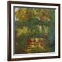 The Japanese Bridge at Giverny, 1918-1924-Claude Monet-Framed Giclee Print