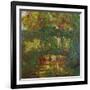 The Japanese Bridge at Giverny, 1918-1924-Claude Monet-Framed Giclee Print