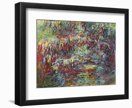 The Japanese Bridge at Giverny, 1918-24-Claude Monet-Framed Giclee Print