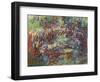 The Japanese Bridge at Giverny, 1918-24-Claude Monet-Framed Giclee Print