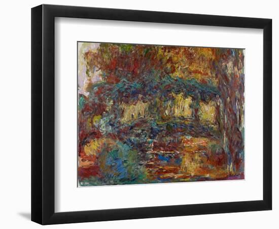 The Japanese Bridge, C.1923-25-Claude Monet-Framed Giclee Print