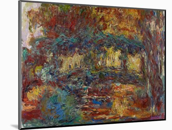 The Japanese Bridge, C.1923-25-Claude Monet-Mounted Giclee Print