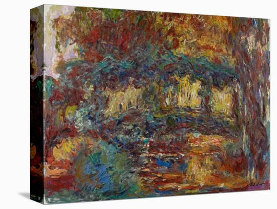 The Japanese Bridge, C.1923-25-Claude Monet-Stretched Canvas