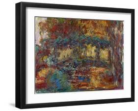 The Japanese Bridge, C.1923-25-Claude Monet-Framed Giclee Print