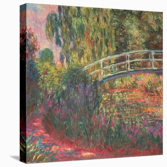 The Japanese Bridge in the Garden of Giverney, 1900-Claude Monet-Stretched Canvas