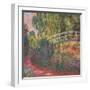 The Japanese Bridge in the Garden of Giverney, 1900-Claude Monet-Framed Giclee Print