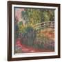 The Japanese Bridge in the Garden of Giverney, 1900-Claude Monet-Framed Giclee Print