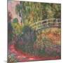 The Japanese Bridge in the Garden of Giverney, 1900-Claude Monet-Mounted Giclee Print