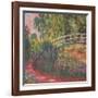 The Japanese Bridge in the Garden of Giverney, 1900-Claude Monet-Framed Giclee Print