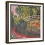 The Japanese Bridge in the Garden of Giverney, 1900-Claude Monet-Framed Giclee Print