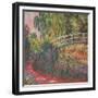 The Japanese Bridge in the Garden of Giverney, 1900-Claude Monet-Framed Giclee Print