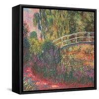 The Japanese Bridge in the Garden of Giverney, 1900-Claude Monet-Framed Stretched Canvas