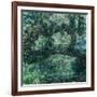 The Japanese Bridge on the Waterlily-Pond at Giverny, 1924/25-Claude Monet-Framed Giclee Print