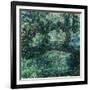 The Japanese Bridge on the Waterlily-Pond at Giverny, 1924/25-Claude Monet-Framed Giclee Print