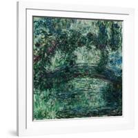 The Japanese Bridge on the Waterlily-Pond at Giverny, 1924/25-Claude Monet-Framed Giclee Print