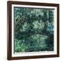 The Japanese Bridge on the Waterlily-Pond at Giverny, 1924/25-Claude Monet-Framed Giclee Print