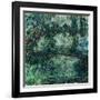 The Japanese Bridge on the Waterlily-Pond at Giverny, 1924/25-Claude Monet-Framed Giclee Print