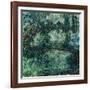 The Japanese Bridge on the Waterlily-Pond at Giverny, 1924/25-Claude Monet-Framed Giclee Print