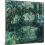 The Japanese Bridge on the Waterlily-Pond at Giverny, 1924/25-Claude Monet-Mounted Giclee Print