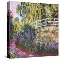 The Japanese Bridge, Pond with Water Lilies, 1900-Claude Monet-Stretched Canvas