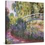 The Japanese Bridge, Pond with Water Lilies, 1900-Claude Monet-Stretched Canvas