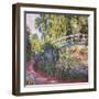 The Japanese Bridge, Pond with Water Lilies, 1900-Claude Monet-Framed Giclee Print