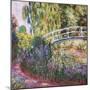 The Japanese Bridge, Pond with Water Lilies, 1900-Claude Monet-Mounted Giclee Print
