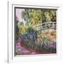 The Japanese Bridge, Pond with Water Lilies, 1900-Claude Monet-Framed Giclee Print