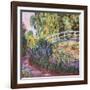 The Japanese Bridge, Pond with Water Lilies, 1900-Claude Monet-Framed Giclee Print