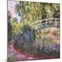 The Japanese Bridge, Pond with Water Lilies, 1900-Claude Monet-Mounted Giclee Print