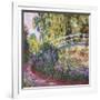 The Japanese Bridge, Pond with Water Lilies, 1900-Claude Monet-Framed Giclee Print