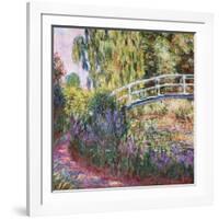 The Japanese Bridge, Pond with Water Lillies; Le Pont Japonais Bassin Aux Nympheas-Claude Monet-Framed Giclee Print