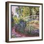 The Japanese Bridge, Pond with Water Lillies; Le Pont Japonais Bassin Aux Nympheas-Claude Monet-Framed Premium Giclee Print