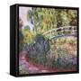 The Japanese Bridge, Pond with Water Lillies; Le Pont Japonais Bassin Aux Nympheas-Claude Monet-Framed Stretched Canvas