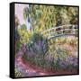 The Japanese Bridge, Pond with Water Lillies; Le Pont Japonais Bassin Aux Nympheas-Claude Monet-Framed Stretched Canvas