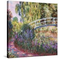 The Japanese Bridge, Pond with Water Lillies; Le Pont Japonais Bassin Aux Nympheas-Claude Monet-Stretched Canvas