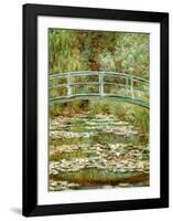 The Japanese Bridge-Claude Monet-Framed Art Print