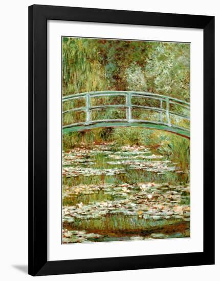 The Japanese Bridge-Claude Monet-Framed Art Print