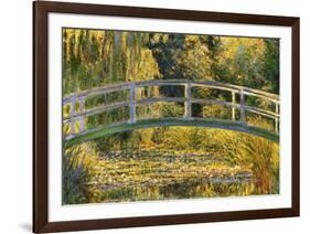 The Japanese Bridge-Claude Monet-Framed Art Print