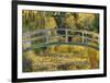 The Japanese Bridge-Claude Monet-Framed Art Print