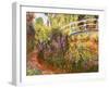 The Japanese Bridge-Claude Monet-Framed Art Print