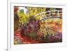 The Japanese Bridge-Claude Monet-Framed Art Print