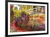 The Japanese Bridge-Claude Monet-Framed Art Print